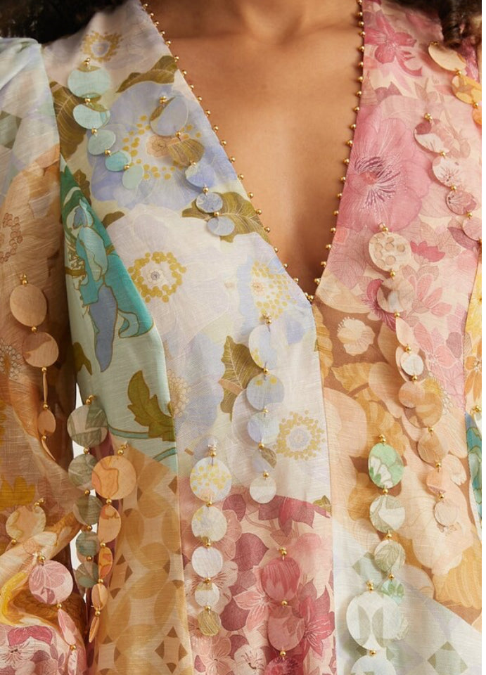 Zimmermann Tempo Patch Gown - Size 0