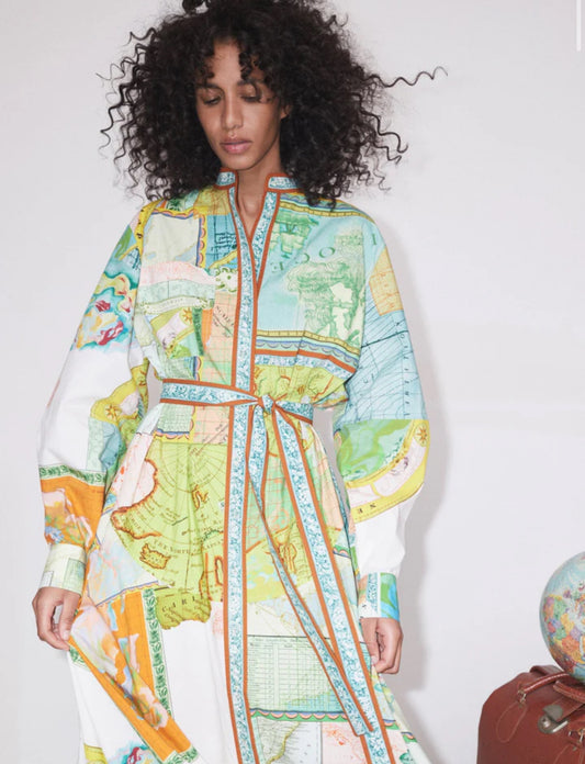 Alemais Atlas Shirtdress - Size 10