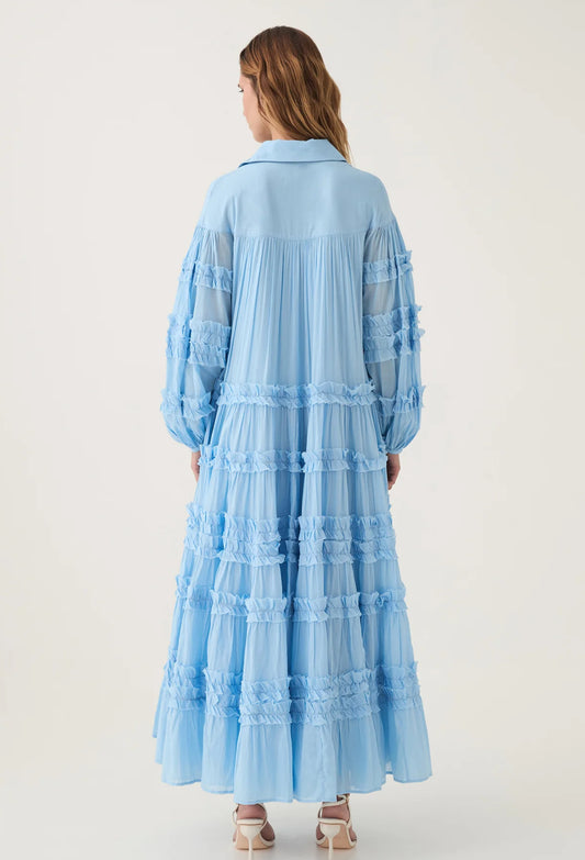 AJE Pistache Tiered Maxi - Size 10