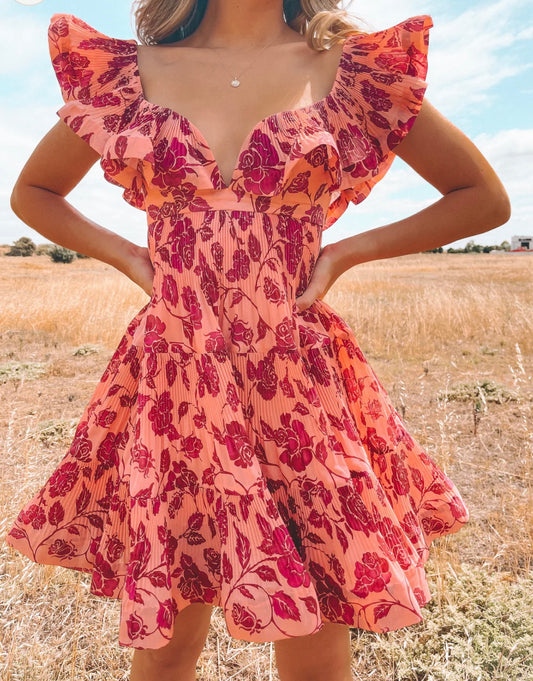 Lovestruck Pleated Mini - Size 2