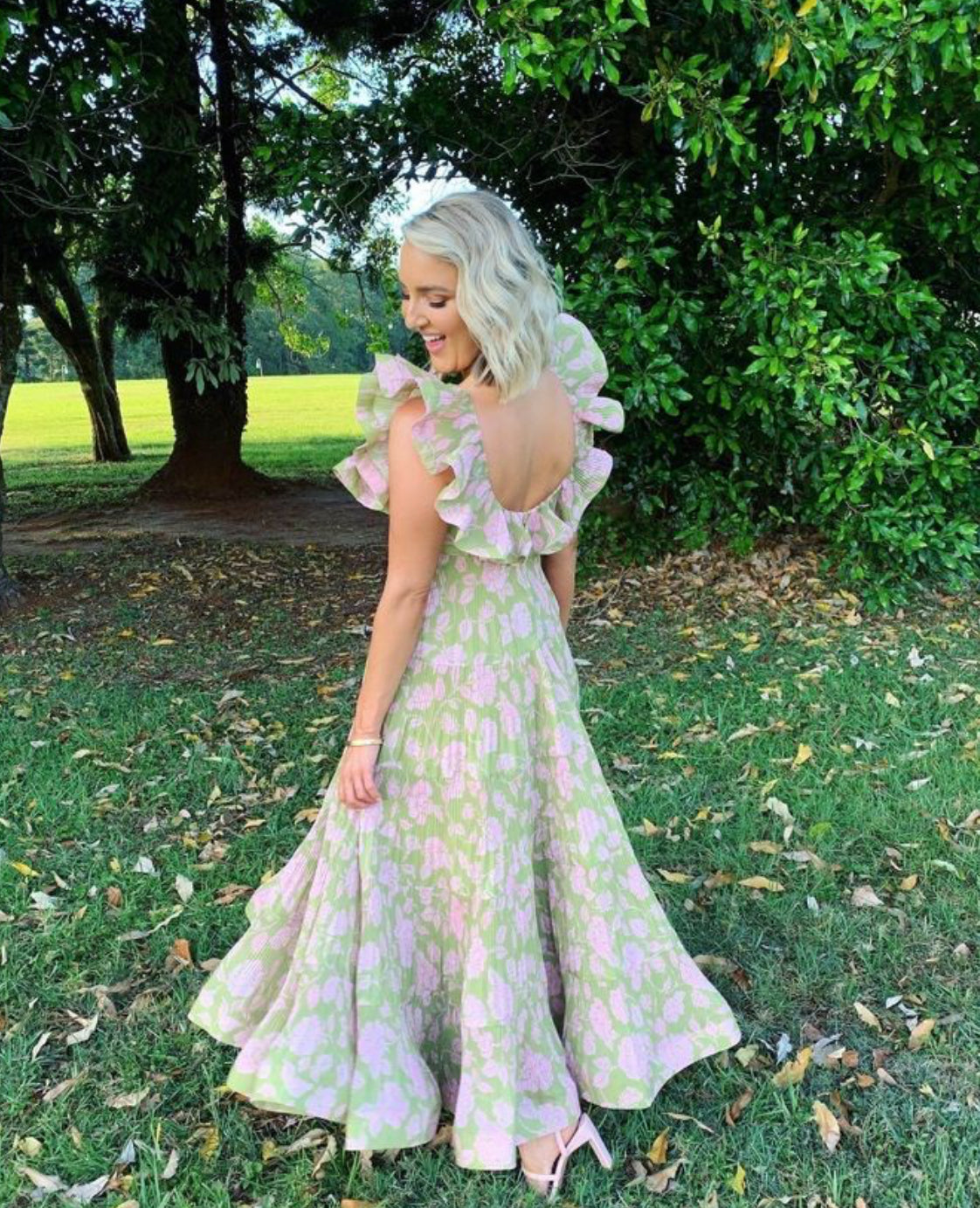 Zimmermann Lovestruck Pleated Gown - Size 0