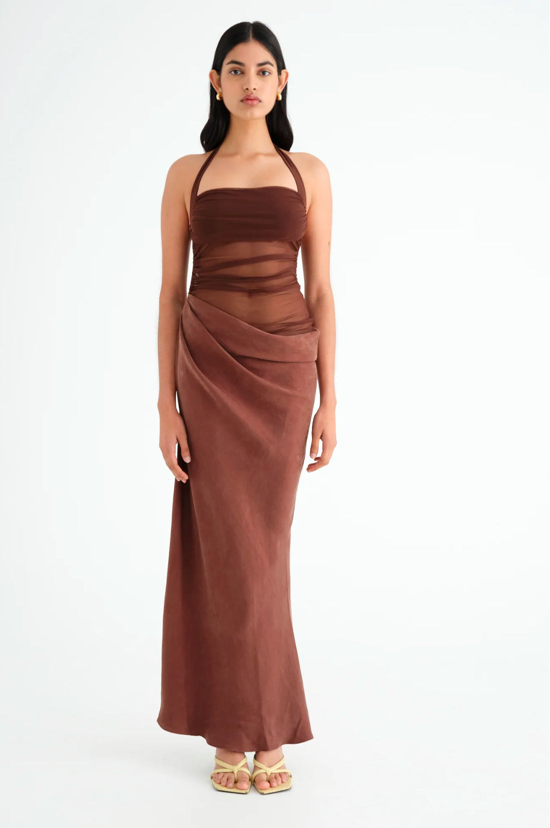Benni Gina Maxi in Chocolate - Size 8