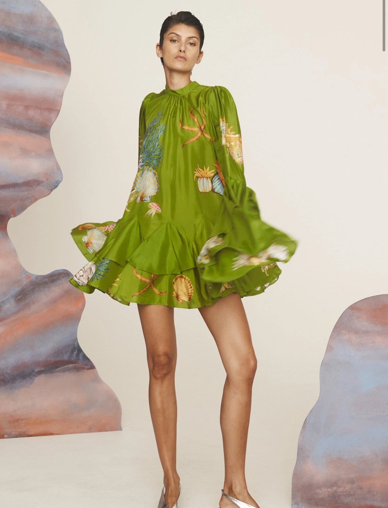 Alemais Exclusive Aquatica Silk Mini - Size 6