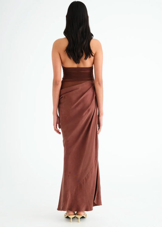 Benni Gina Maxi in Chocolate - Size 8