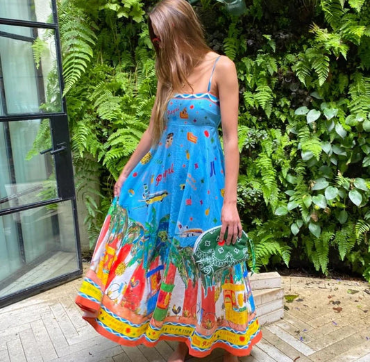 Alemais All Aboard Sundress - Size 8