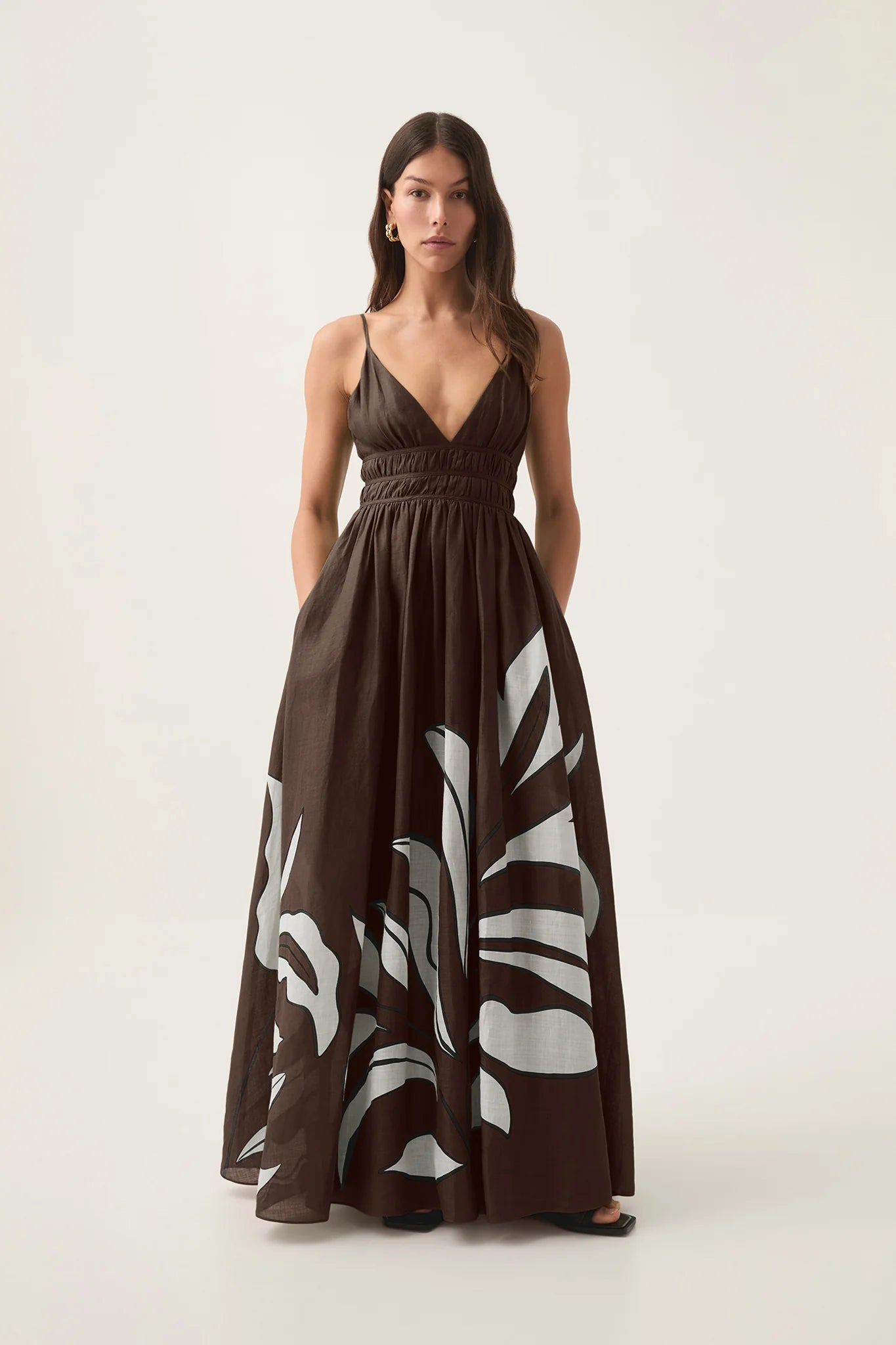 AJE Planetary Maxi Dress - Size 8