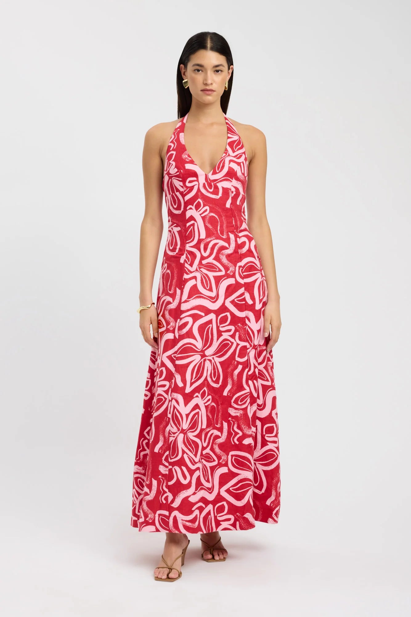 Kookai Soley Halter Dress - Size 8