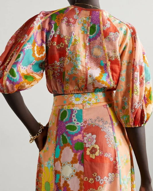 Zimmermann Lola Top and Skirt Set - Size 1