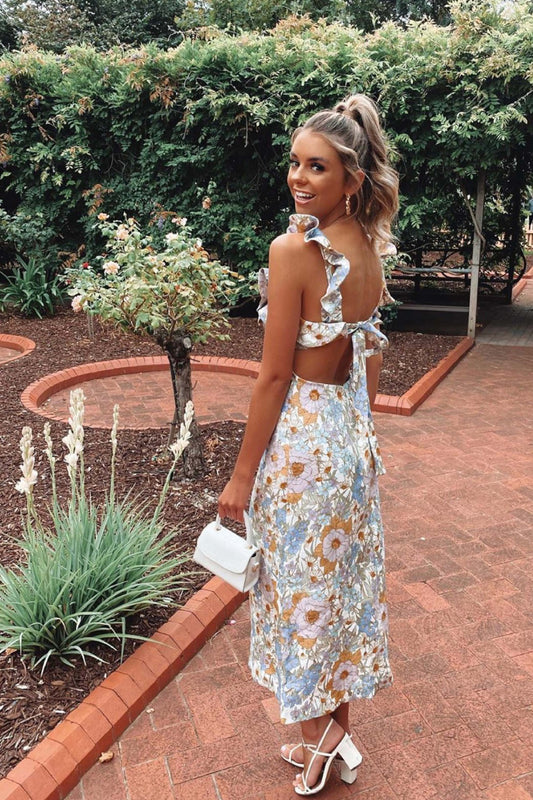 Zimmermann Super Eight Frilled Midi - Size 0