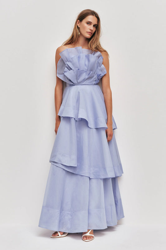 AJE Selestia Gown in Pale Blue - Size 14