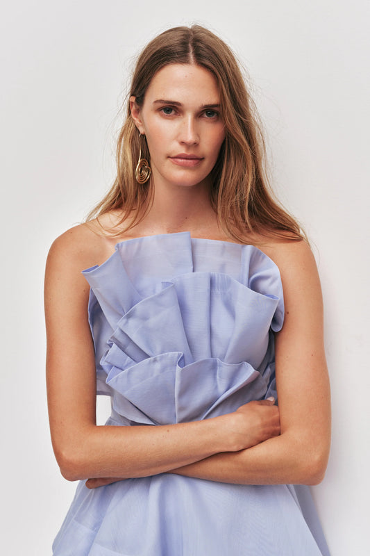 AJE Selestia Gown in Pale Blue - Size 14