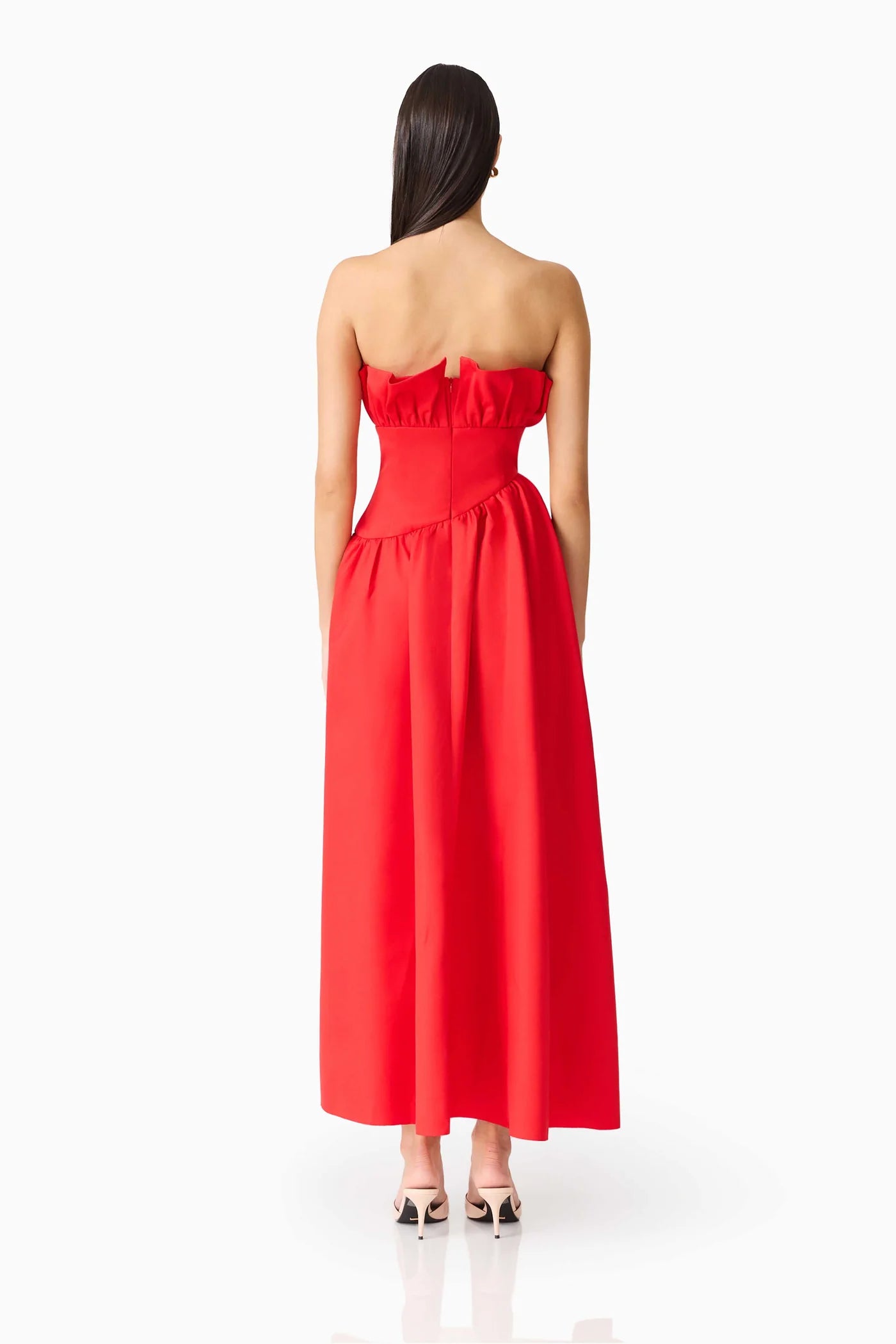 Elliatt Laurel Sleeveless Maxi in Red - Size S