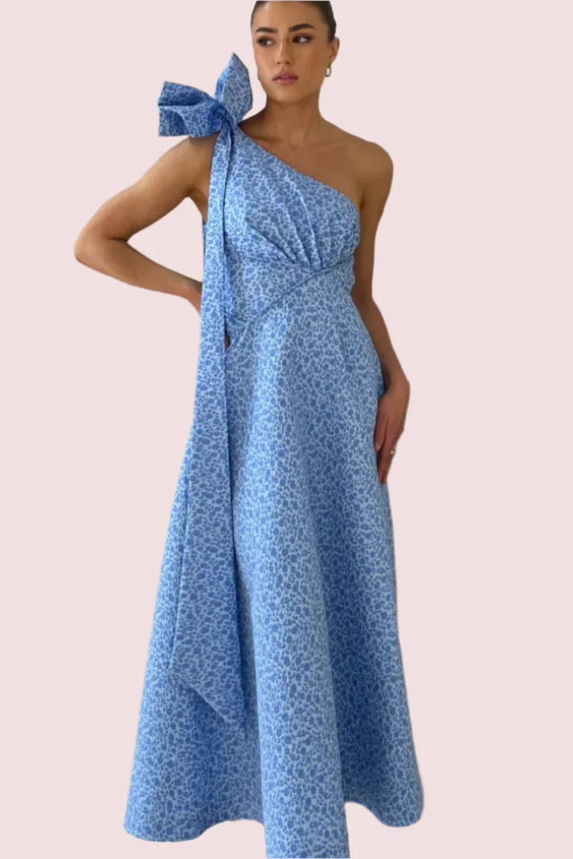 Rachel Gilbert Emiliano Dress in Blue - Size 6