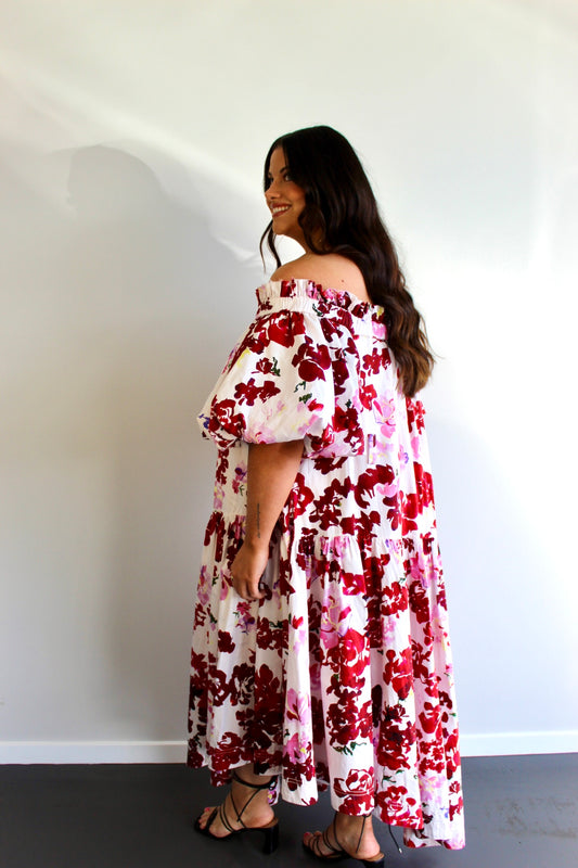 AJE Riviera Midi in Floral Print - Size 16