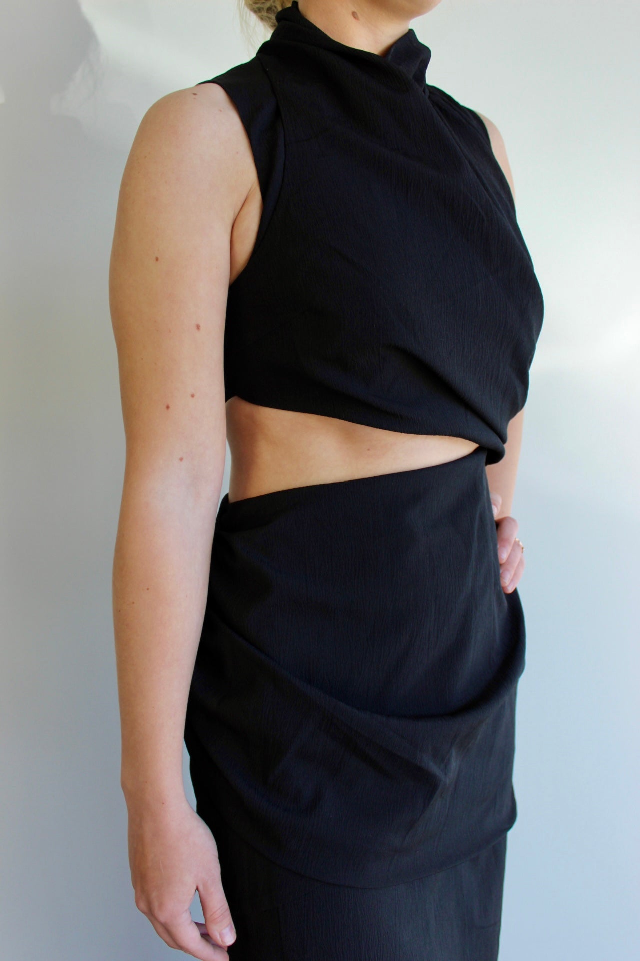 Tojha Giana Dress in Black - Size 8