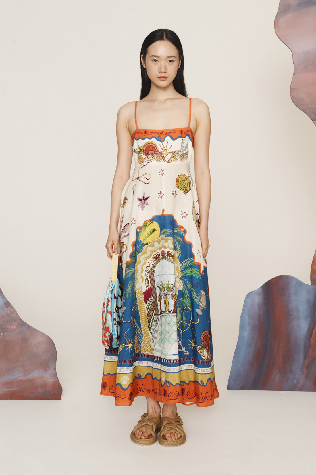 Alemais Surrealist Summer Sundress - Size 10