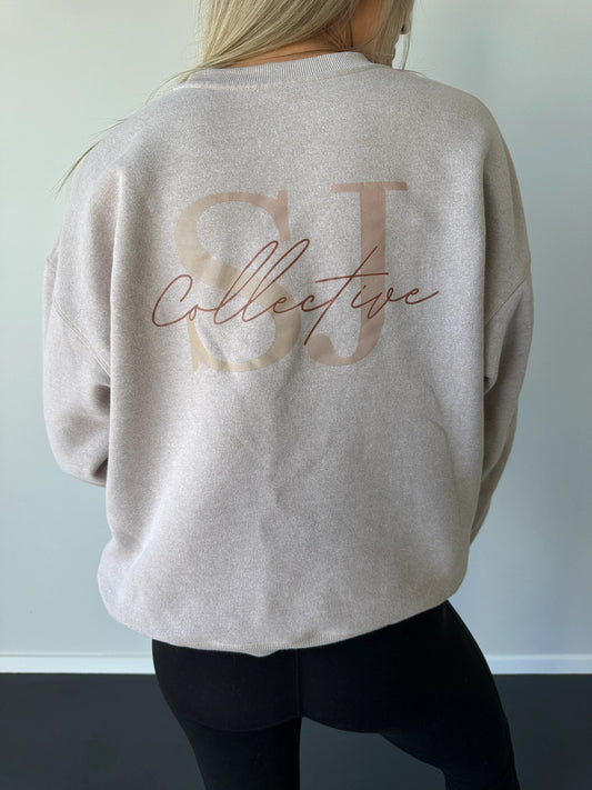 SJ Collective Women's Crew Neck - Beige