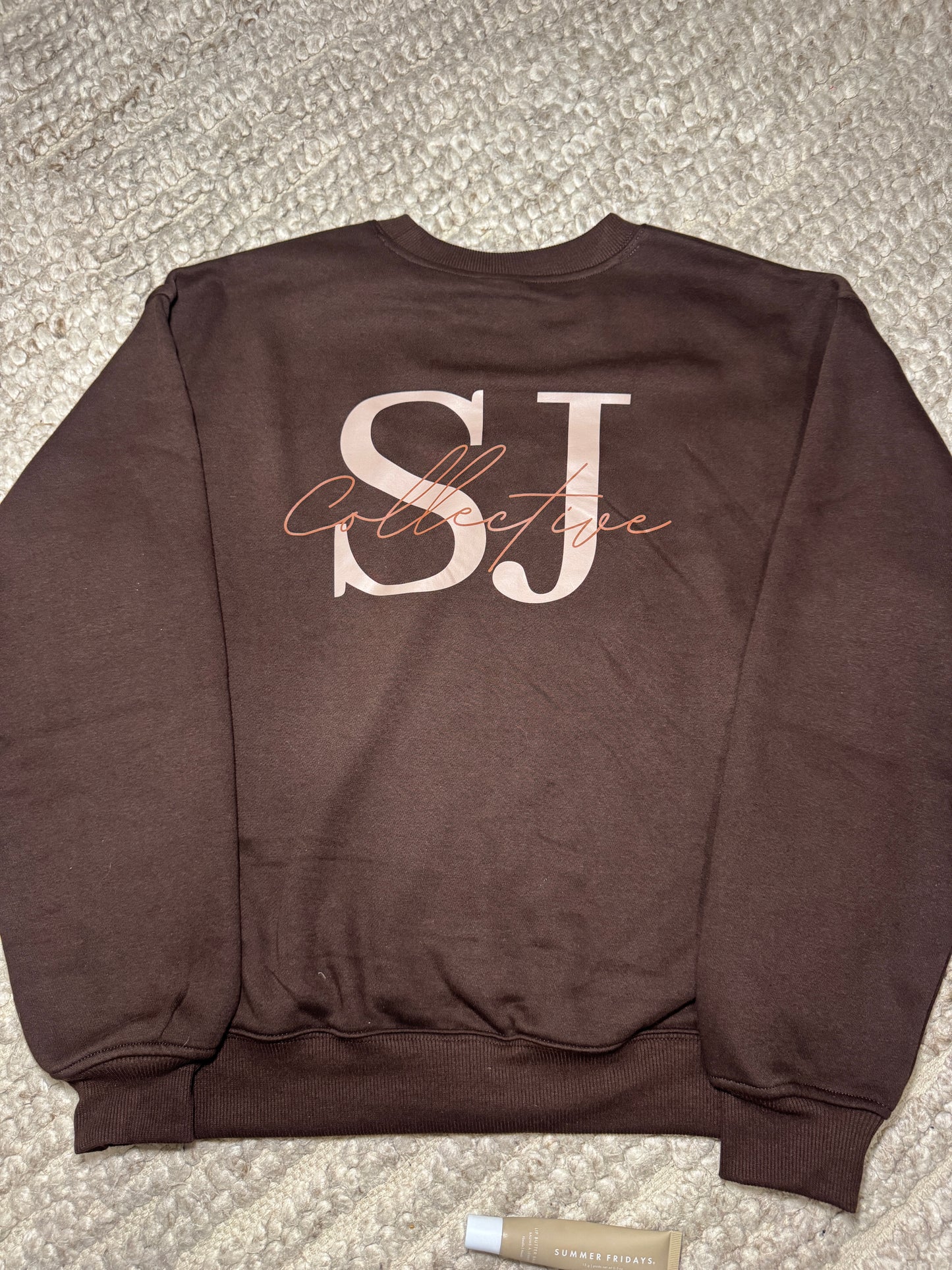 SJ Collective Women's Crew Neck - Chocolate Brown