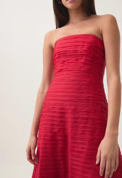 AJE Soundscape Maxi in Scarlett Red - Size 12
