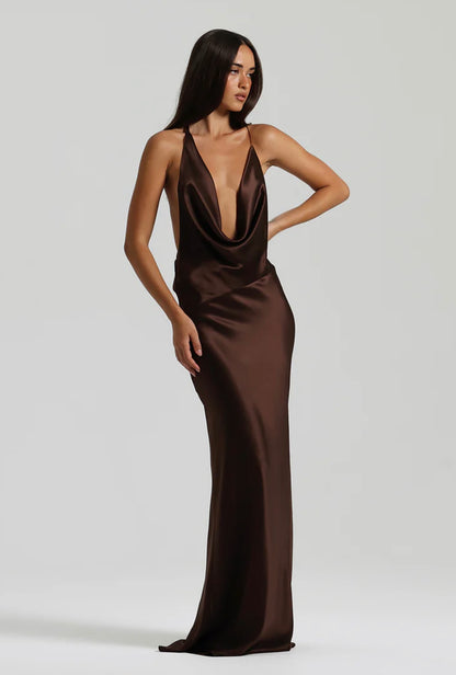 Gabi Gown in Espresso