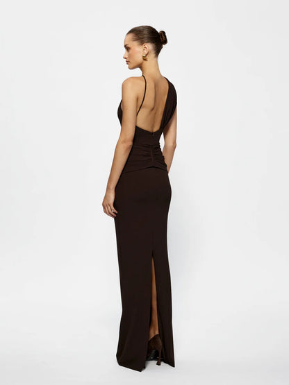 Greer Gown in Coffee