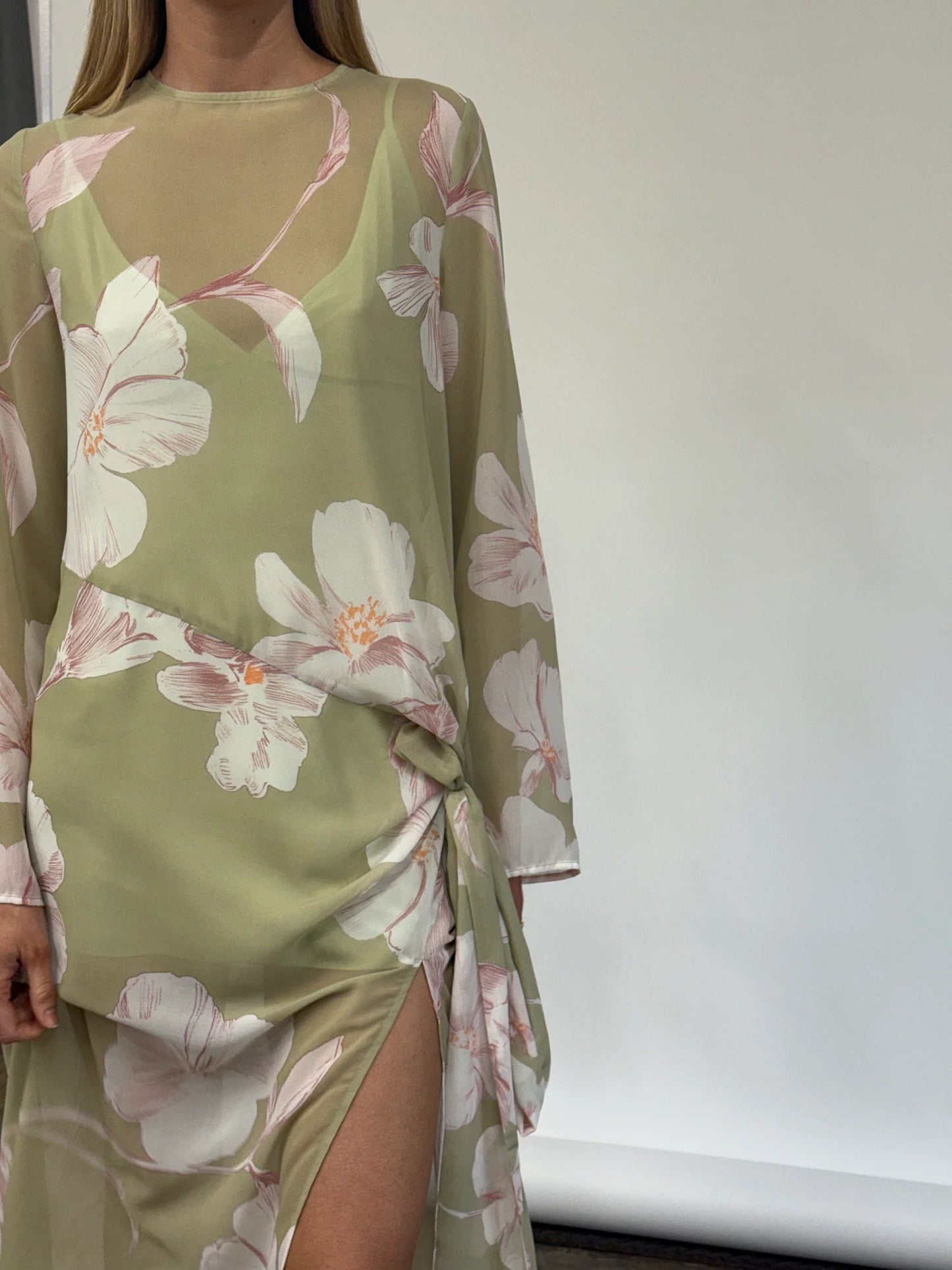 Elodie Maxi in Peppermint Floral