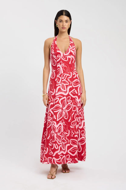 Kookai Soley Halter Dress - Size 8
