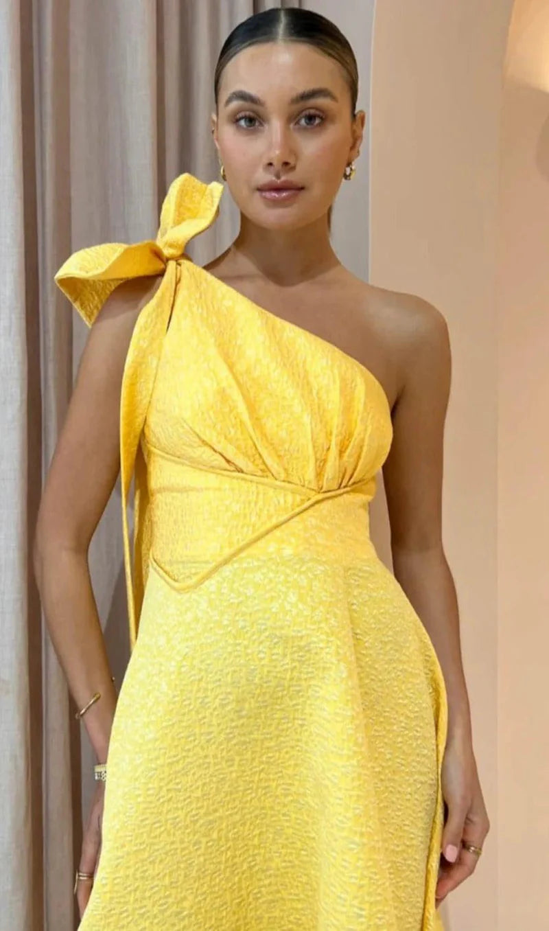 Rachel Gilbert Emiliano Dress in Lemondrop - Size 8