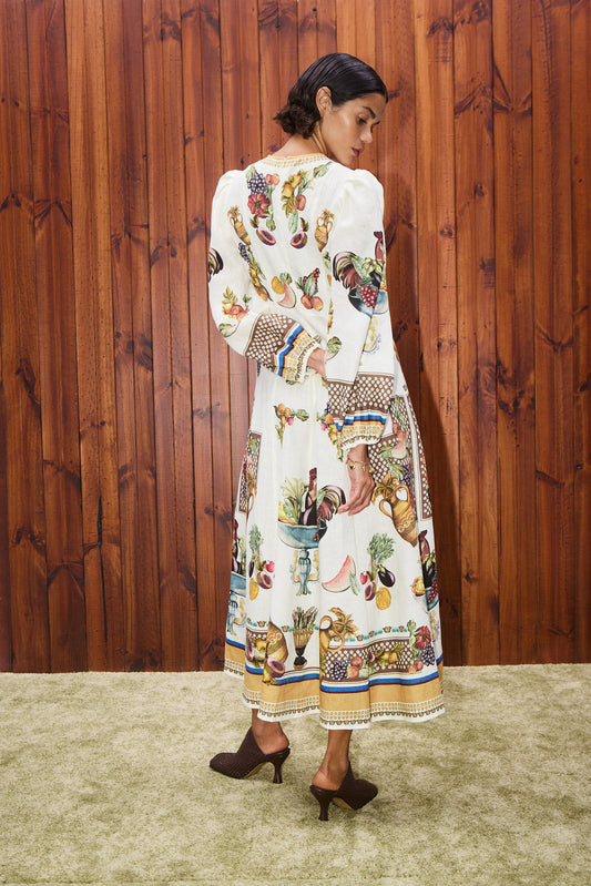 Alemais Mercado Midi Dress - Size 8