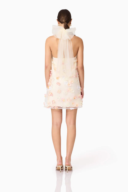 Elliatt Livia Trapeze Mini Dress in Yellow - Size XS