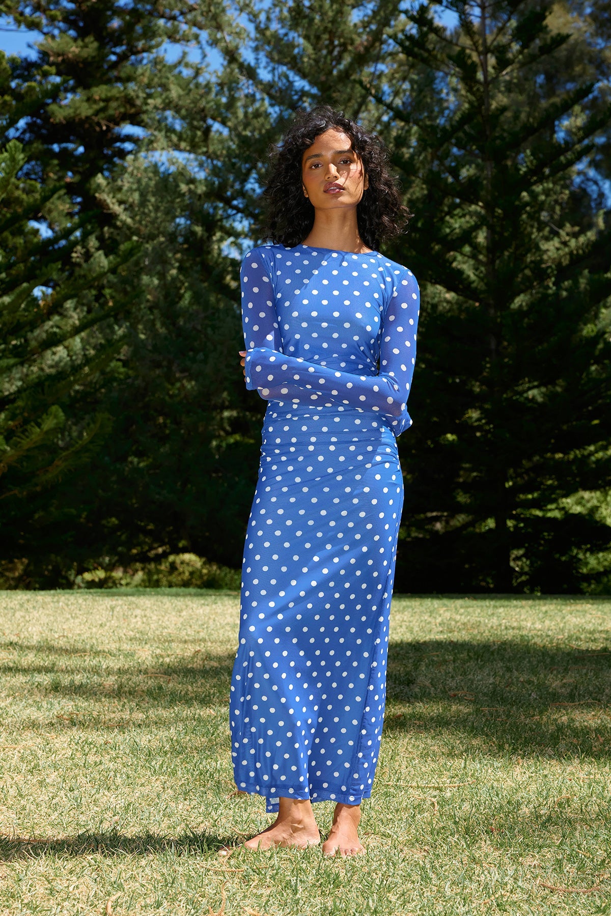 Aston Studio Ezli Mesh Dress - Size 8