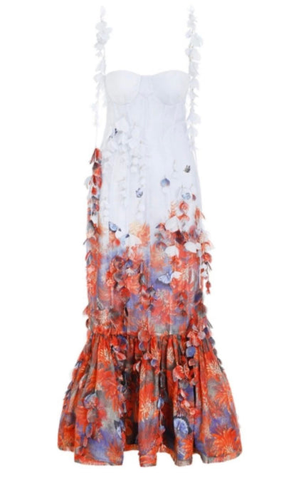 Zimmermann Wild Botanica Petal Gown - Size 0