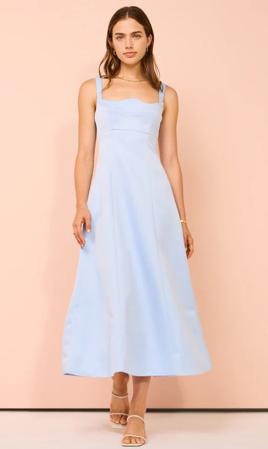 Leo Lin Odette Midi in Sky Blue - Size 6