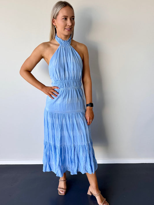 Significant Other Hunter Dress in Marina Blue - Size 8